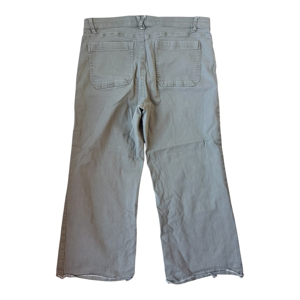 Democracy AB Technology Jeans Women's 16 Laurel Oak High Rise Flare Crop - Picture 3 of 6